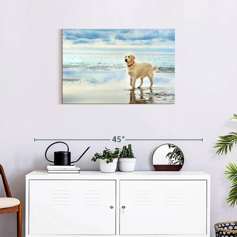 Brampt Seafront Golden Retriever, 20" H x 30" W
