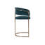 Upholstered Stool with Metal Frame-1572054301