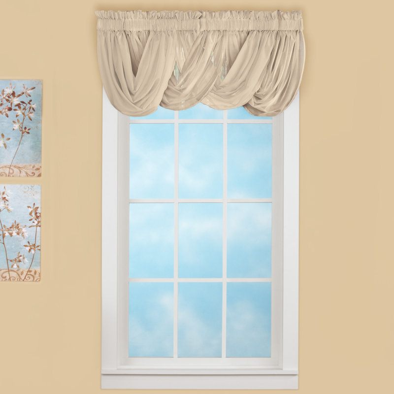 Furman Swag Window Valance, Taupe