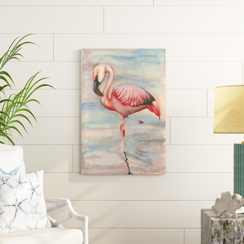 Flamant rose II, H 36 po x l 24 po x P 1,25 po