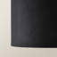 20cm H Velvet Drum Pendant Shade ( Screw On )-664550217-619335854