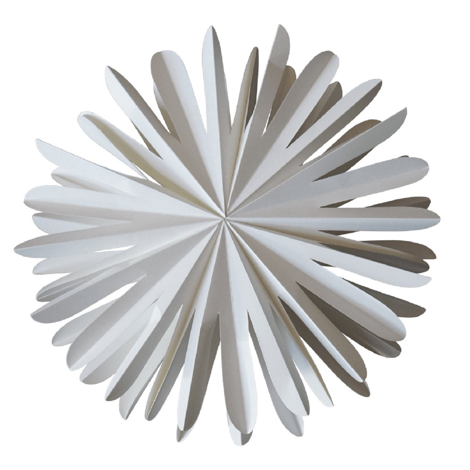 Paper Flake Sculpture, 15.75'' H x 15.75'' W x 15.75'' D