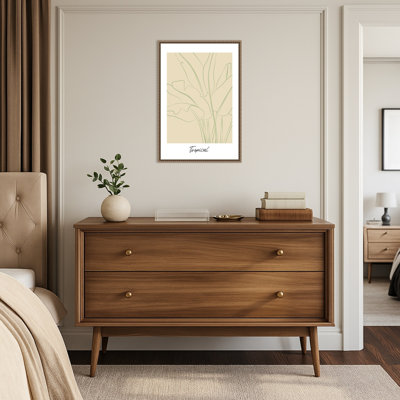 «Tropical» par Treechild, reproduction d'art sur toile encadrée