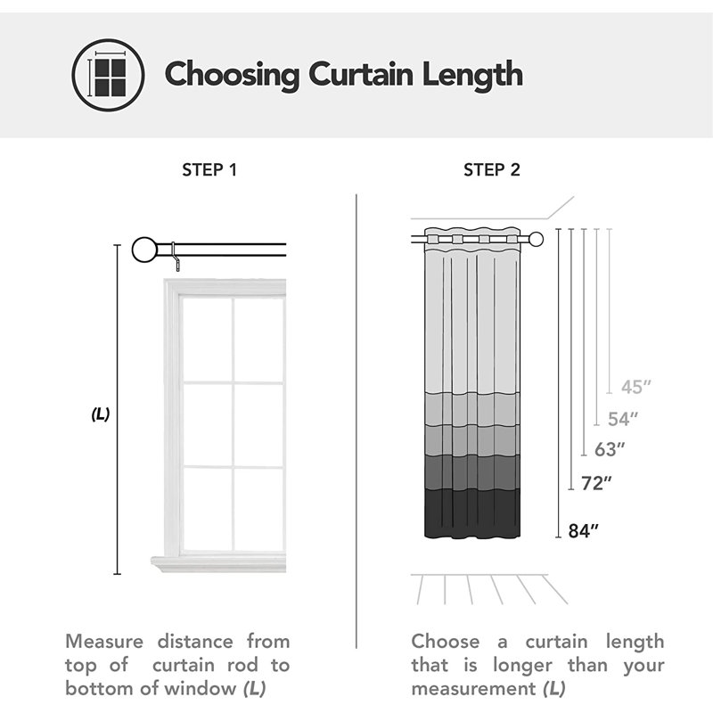 Ashong Blackout Curtain Pair, 38*63, Navy Blue