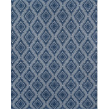 Easton Geometric Area Rug in Navy