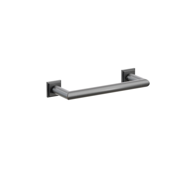 Barre à serviettes Emtek, Bronze frotté à l'huile, H 1,625 po x l 10,625 po x P 3,25 po