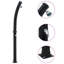 Gharib 214cm H Solar Powered Temperature Controlled Metal Freestanding Outdoor Shower and Footwash Spout