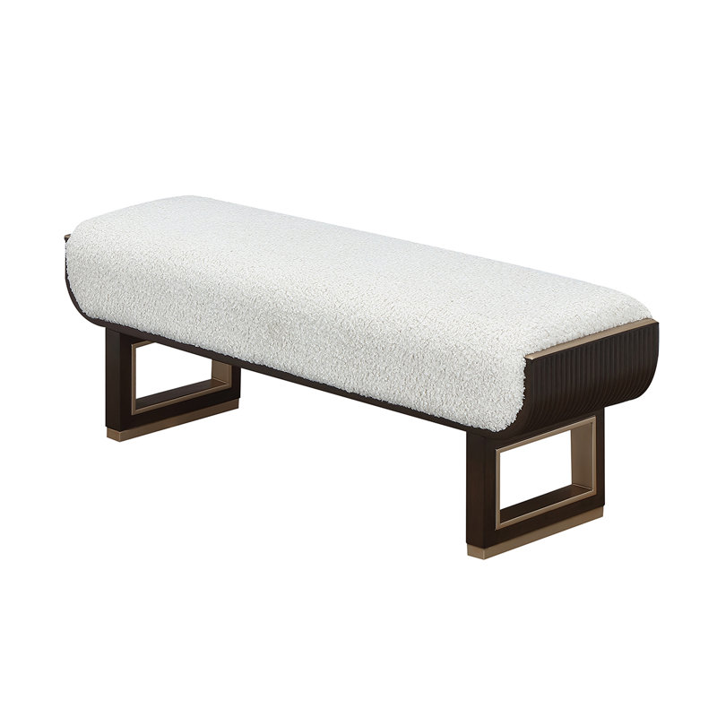 West Kensington Accent Bench, Brown