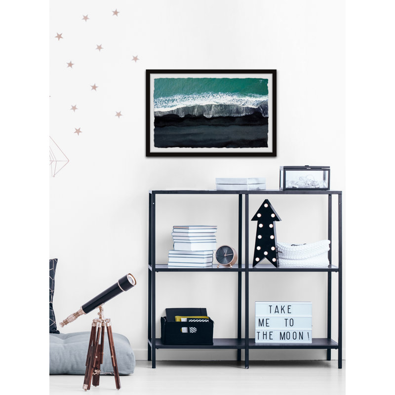 Whitewater Waves - Single Picture Frame Painting, 38 cm H x 45 cm W