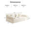 Canapé-lit Boneless Frameless 2-en-1 convertible-622848762