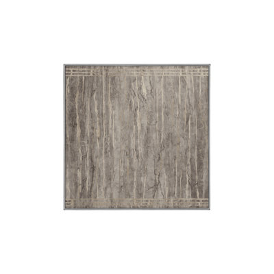 Machine Washable Gray Area Rug