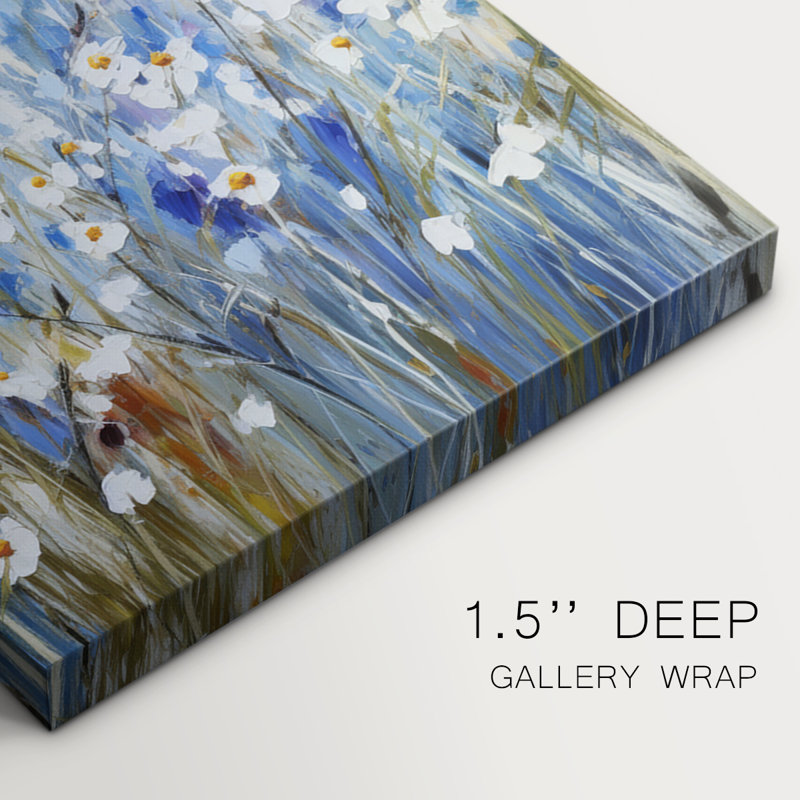 Floral Study Series II - Ensemble de toiles tendues avec châssis Premium - Prêt à être accroché