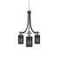 Lustre 3 lumières avec verre 4 "Paramount-73480100-89576408-89576414