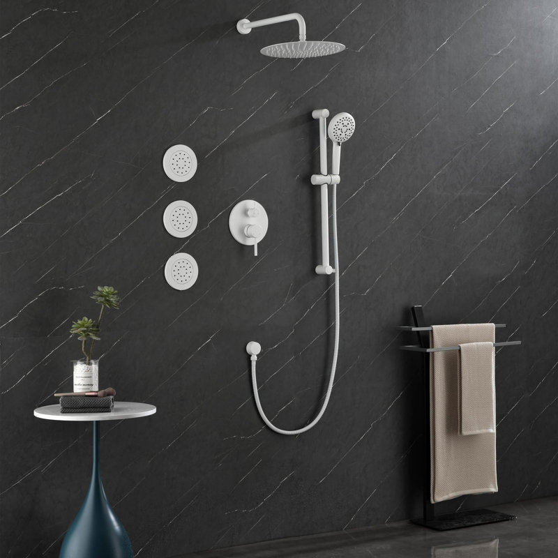 Système de douche complet avec jets de corps