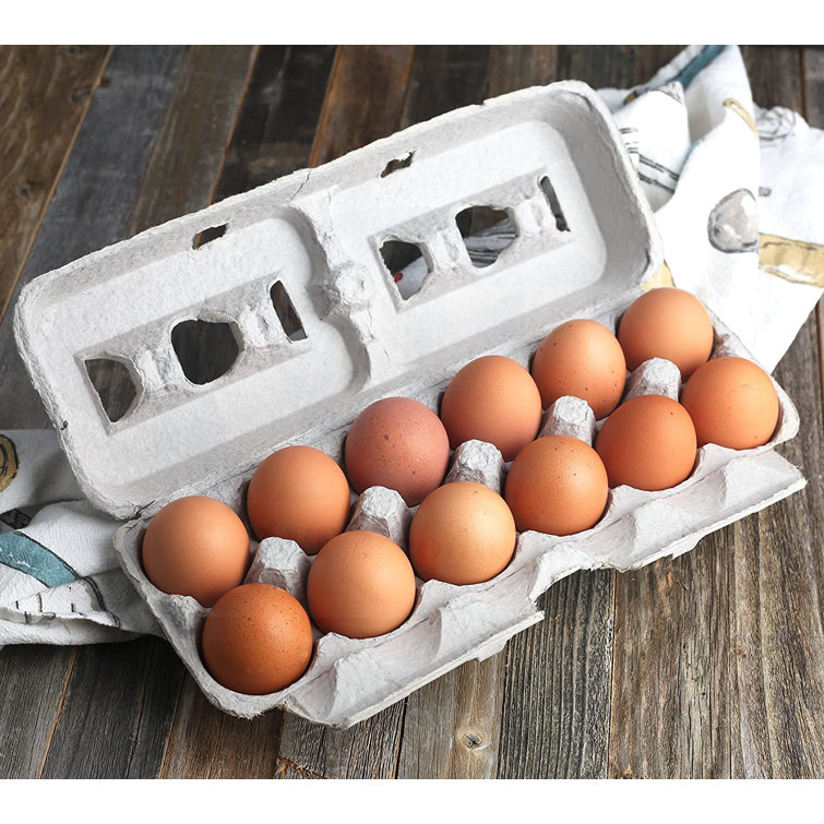 Local Hens Printed No Grade/Size Paper-Pulp Egg Carton with UPC