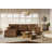Hadleigh Brown Leather Modular Sectional