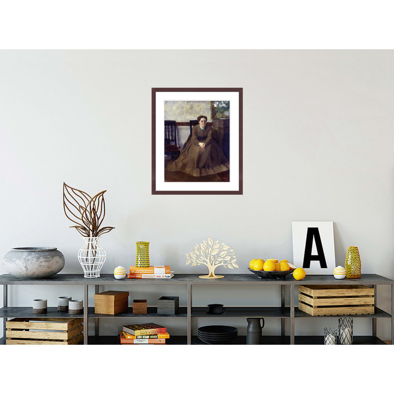 «Victoria Dubourg» par Edgar Degas, impression giclée encadrée, H 27,59 po x l 23,5 po