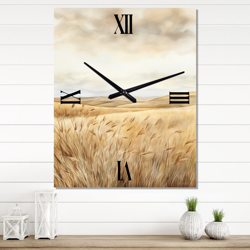 Horloge murale Ariele - Prairies, Grand