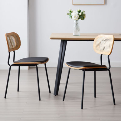 Altrud 47cm H Upholstered Metal Side Chair