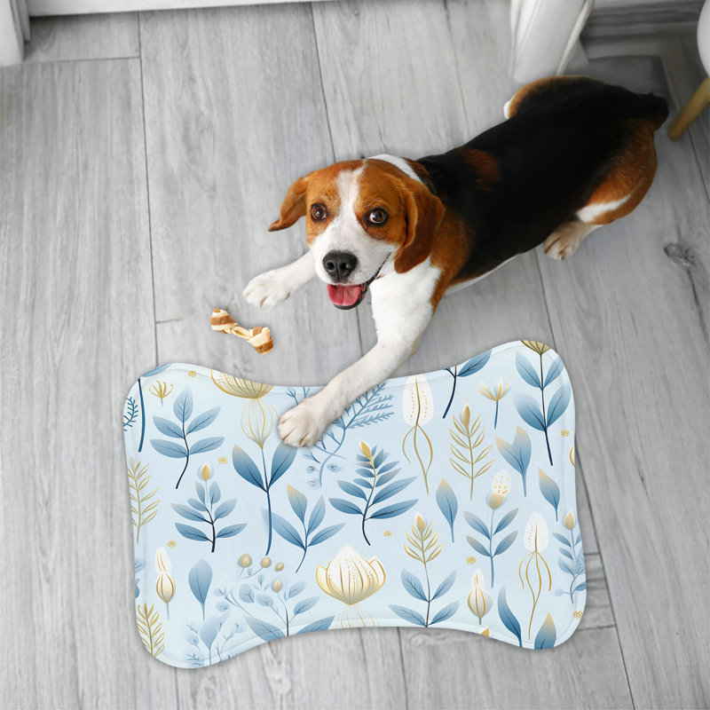 Tapis d'alimentation bleu 1 pièce