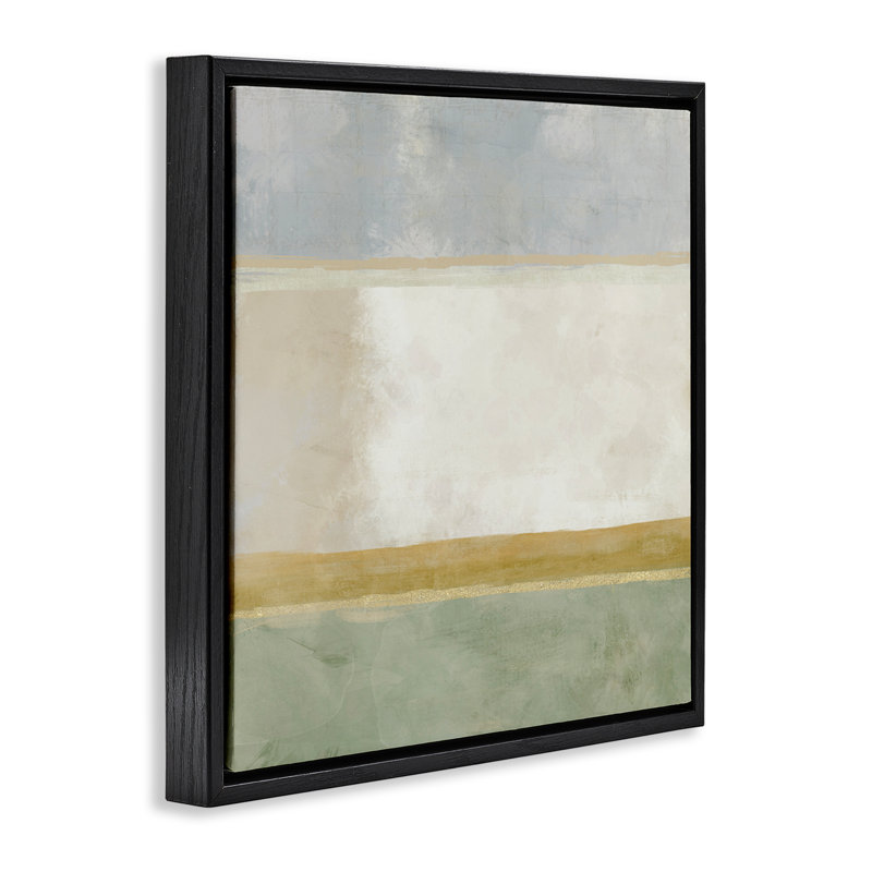 Cadre flottant Earthy, H 25 po x l 25 po, Cadre flottant noir de jais