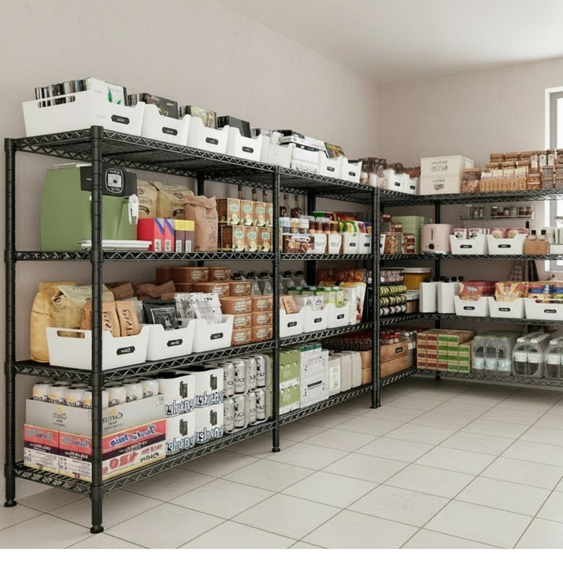 Yelena 152cm W Metal Shelving Unit