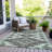 Machine Washable Indoor/Outdoor Xhevrie Mint Rug-359718914