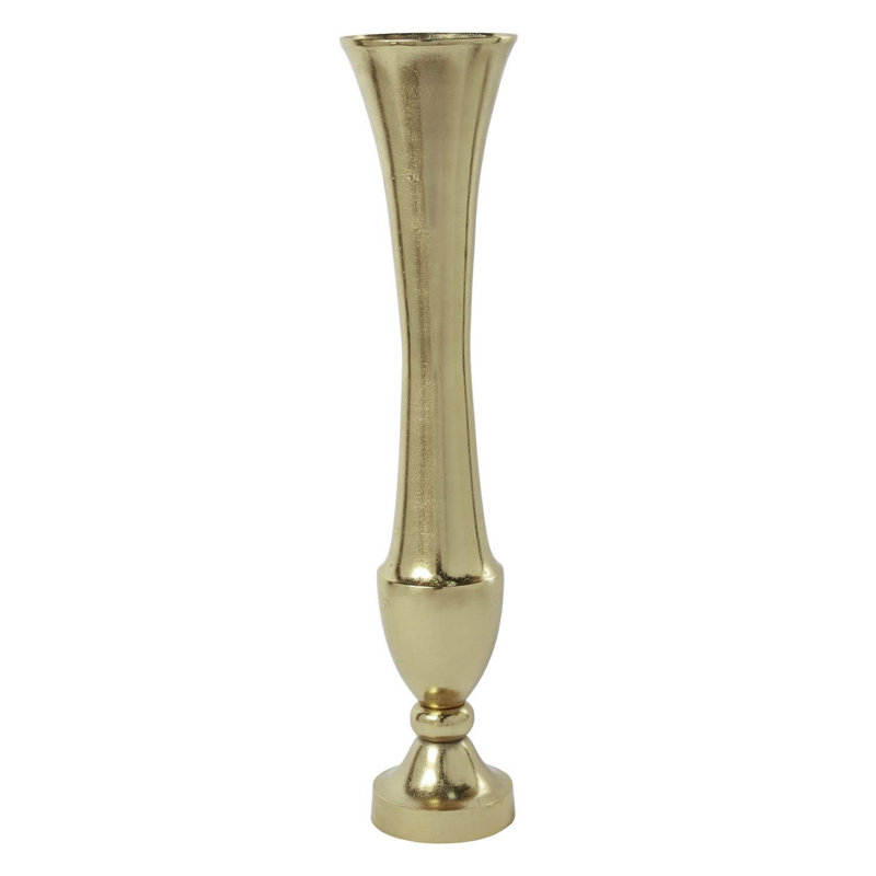 Vase de table en métal Ascencio, H 37 po x l 8 po x P 8 po