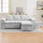 2 - Piece Upholstered L-Shaped Sectional Sofa-895149471