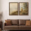 Art mural encadré Premium Premium Fine Art Antique Classic pour chambre à coucher - 26 po x 36 po avec ensemble de 2 tapis-704454534