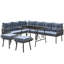 8-Seater Rattan Garden Furniture Set with Sofa-1928170156