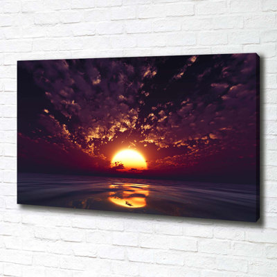 Sunset - Wrapped Canvas Print