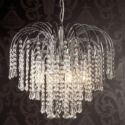 4 - Light Crystal Chandelier