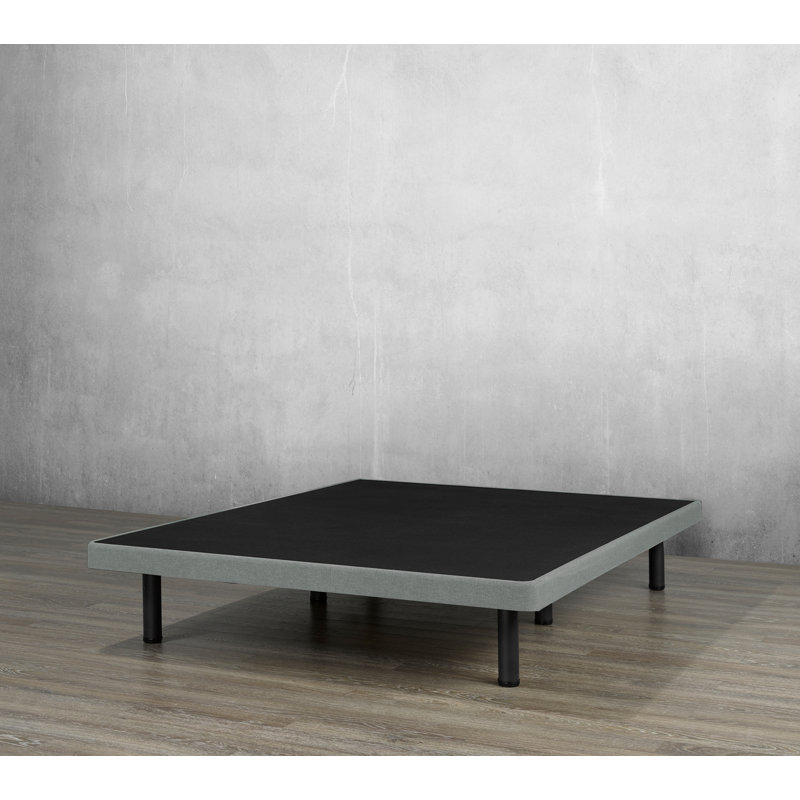 Lit plateforme tapissier Spade, Frêne, Simple TG