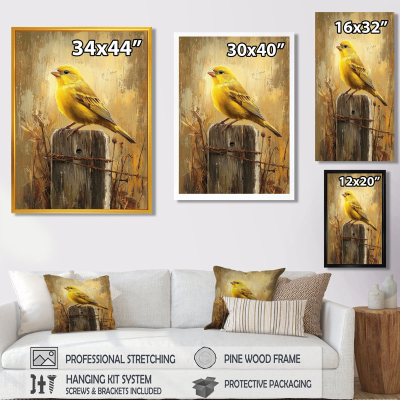 Knaus - Animals Canvas Wall Art, Argent argent, H 20 po x l 12 po, Reproduction encadrée d'une seule photo