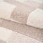 Tapis crème moderne en polyester Albans facile à nettoyer-773393359
