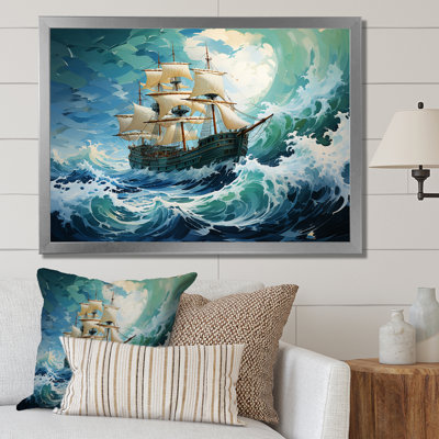 The Pirate Boat Odyssey's Voyage I - Art mural classique