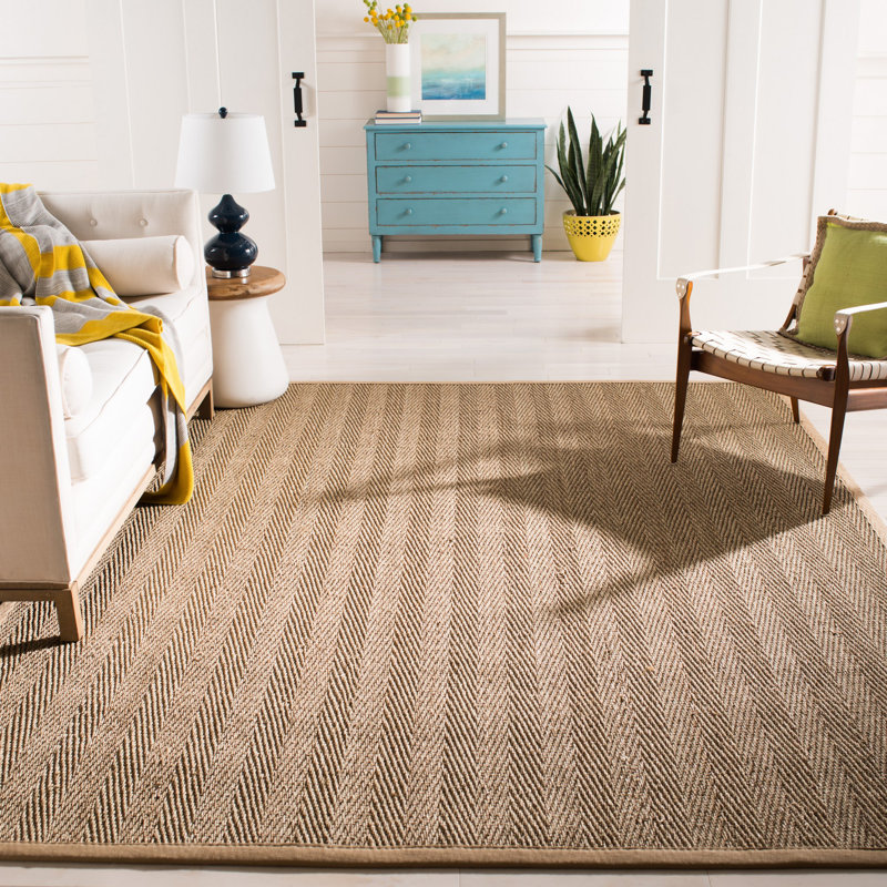 Tapis naturel / beige Carolene Seagrass, Rectangle 8 pi x 10 pi