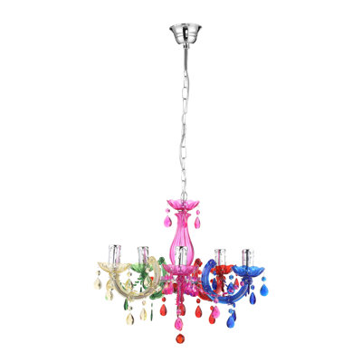 5 - Light Candle Style Chandelier