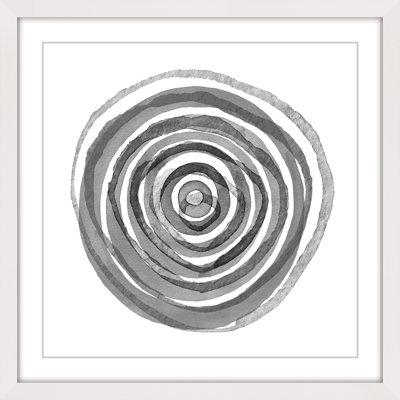 « spiraling perception », reproduction d’art encadrée