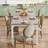 Senon Rectangular with Iron Base Dining Table
