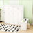 Queen Wall-Mounted Murphy Bed with Desk, Storage Cabinets and Shelves-1203634551