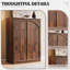 Commode à 5 tiroirs l 31,3 po Modern, commode en bois pour chambre-1780530365