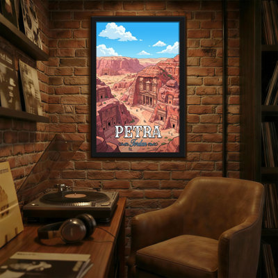 Scénario et paysages urbains Petra Jordan