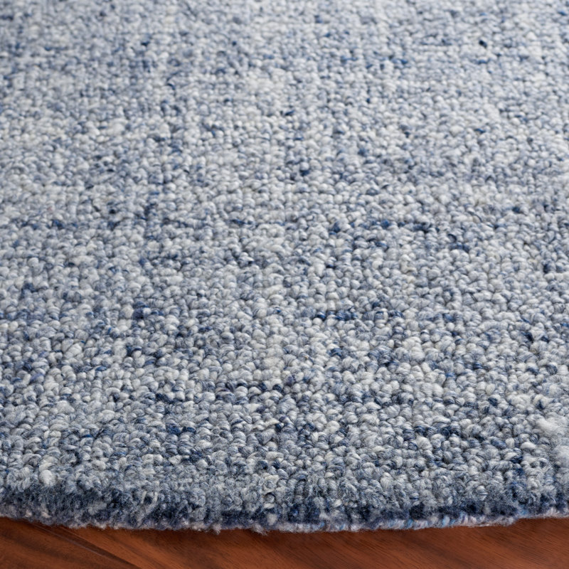 Genc Abstract Hand Tufted Performance Rug, Round 6'
