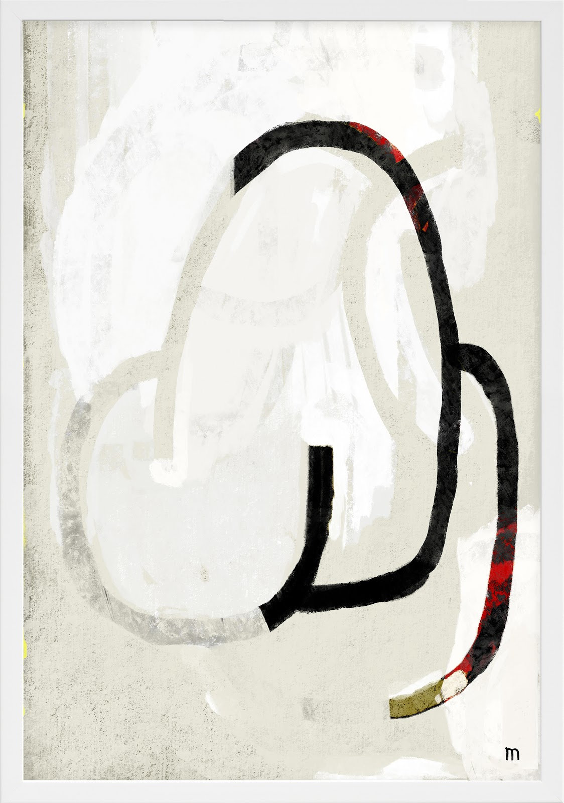 Unfinished by StudioM, White, 30" H x 21" W x 1.25" D