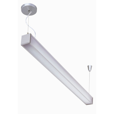 Luminaire suspendu rectangulaire 2 lumières pour îlot de cuisine Giang