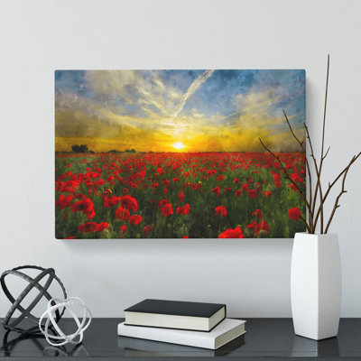 Field Of Poppies Vol.3 - Wrapped Canvas