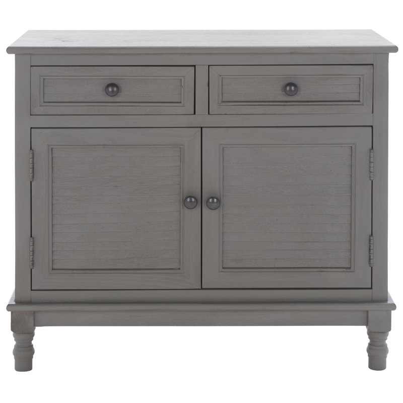 Nublin 29.5" Wide 2 Drawer Sideboard, Distressed Gray