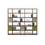 Crowl 224cm H x 255cm W Geometric Bookcase-41605271